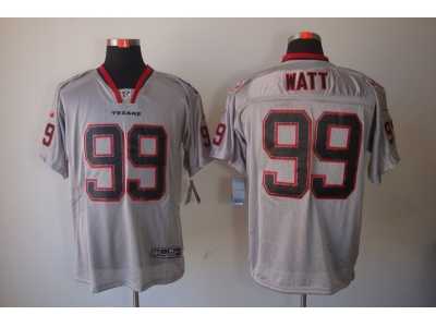 Nike Youth Houston Texans #99 J.J. Watt grey jerseys[Elite lights out]