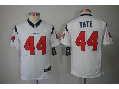 Nike Youth NFL Houston Texans #44 Tate White Jerseys