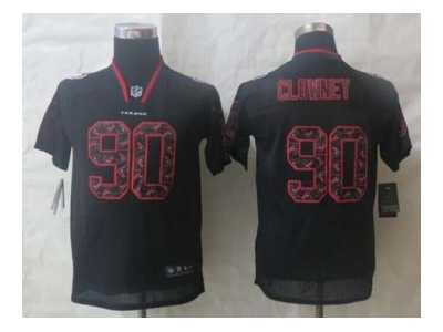 Nike Youth jerseys houston texans #90 clowney black[Elite united sideline][clowney]