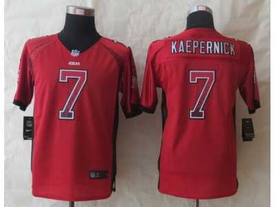 Youth 2014 New Nike San Francisco 49ers #7 Kaepernick red Jerseys(Drift Fashion)