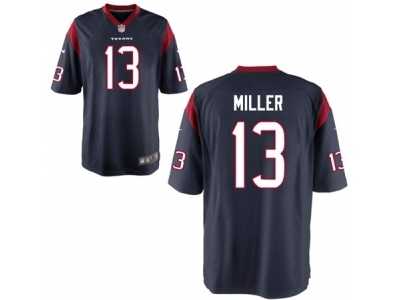 Youth Nike Houston Texans #13 Braxton Miller Navy Blue Team Color NFL Jersey