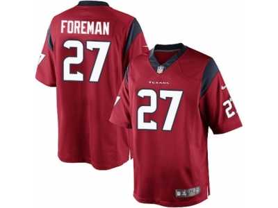 Youth Nike Houston Texans #27 D'Onta Foreman Limited Red Alternate NFL Jersey