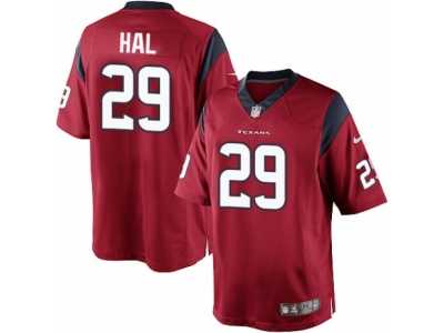 Youth Nike Houston Texans #29 Andre Hal Limited Red Alternate NFL Jersey