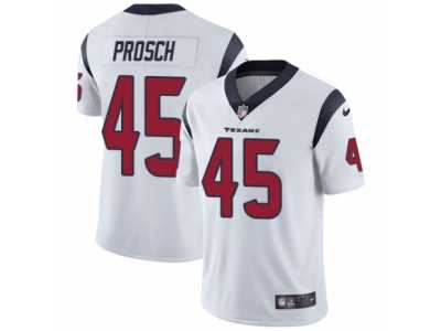 Youth Nike Houston Texans #45 Jay Prosch Vapor Untouchable Limited White NFL Jersey