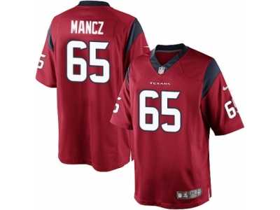 Youth Nike Houston Texans #65 Greg Mancz Limited Red Alternate NFL Jersey