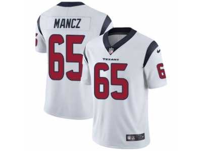 Youth Nike Houston Texans #65 Greg Mancz Vapor Untouchable Limited White NFL Jersey
