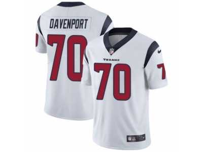 Youth Nike Houston Texans #70 Julien Davenport Vapor Untouchable Limited White NFL Jersey