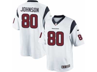 Youth Nike Houston Texans #80 Andre Johnson Limited White NFL Jersey