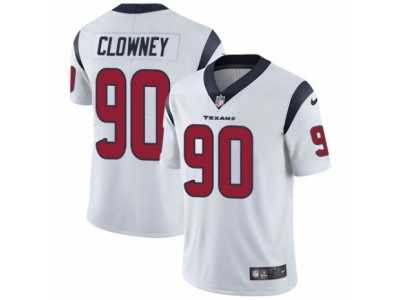 Youth Nike Houston Texans #90 Jadeveon Clowney Vapor Untouchable Limited White NFL Jersey