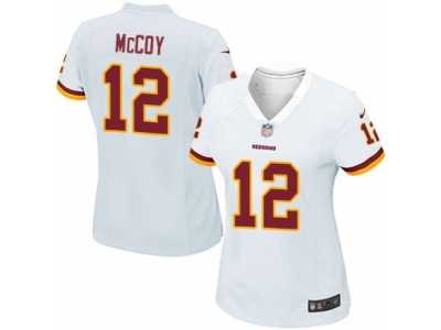Women's Nike Washington Redskins #12 Colt McCoy Game White NFL Jersey