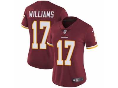 Women's Nike Washington Redskins #17 Doug Williams Vapor Untouchable Limited Burgundy Red Team Color NFL Jersey