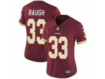 Women's Nike Washington Redskins #33 Sammy Baugh Vapor Untouchable Limited Burgundy Red Team Color NFL Jersey