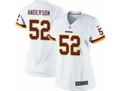 Women's Nike Washington Redskins #52 Ryan Anderson Limited White NFL Jersey