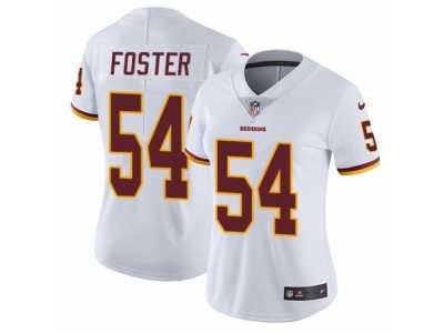 Women's Nike Washington Redskins #54 Mason Foster Vapor Untouchable Limited White NFL Jersey