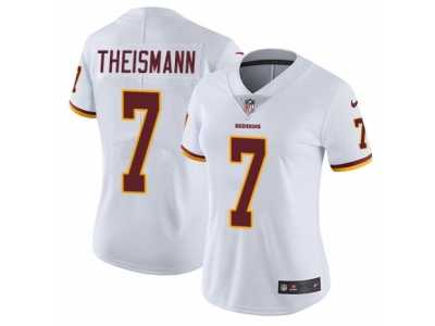 Women's Nike Washington Redskins #7 Joe Theismann Vapor Untouchable Limited White NFL Jersey