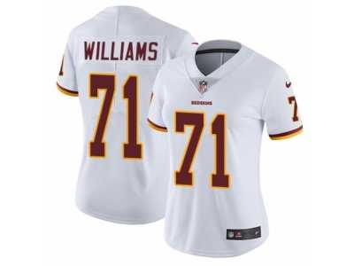Women's Nike Washington Redskins #71 Trent Williams Vapor Untouchable Limited White NFL Jersey
