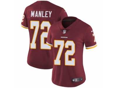 Women's Nike Washington Redskins #72 Dexter Manley Vapor Untouchable Limited Burgundy Red Team Color NFL Jersey