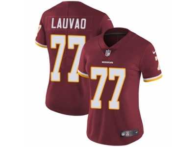 Women's Nike Washington Redskins #77 Shawn Lauvao Vapor Untouchable Limited Burgundy Red Team Color NFL Jersey