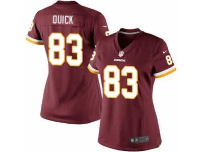 Women's Nike Washington Redskins #83 Brian Quick Limited Burgundy Red Team Color NFL Jersey