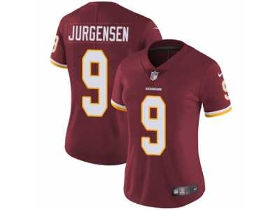 Women's Nike Washington Redskins #9 Sonny Jurgensen Vapor Untouchable Limited Burgundy Red Team Color NFL Jersey