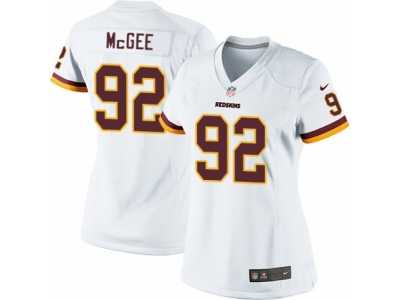 Women's Nike Washington Redskins #92 Stacy McGee Limited White NFL Jersey