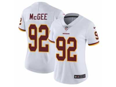Women's Nike Washington Redskins #92 Stacy McGee Vapor Untouchable Limited White NFL Jersey