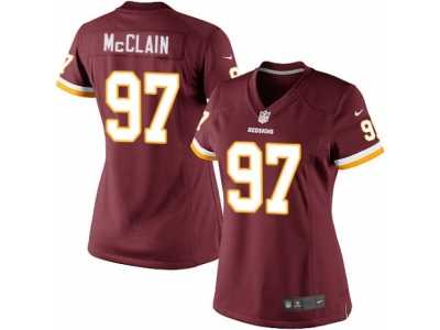 Women's Nike Washington Redskins #97 Terrell McClain Limited Burgundy Red Team Color NFL Jersey