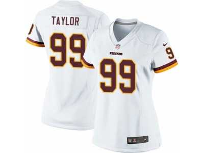 Women's Nike Washington Redskins #99 Phil Taylor Limited White NFL Jersey