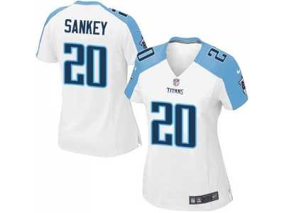 Women Nike Tennessee Titans #20 Bishop Sankey white Jerseys