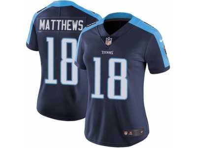 Women's Nike Tennessee Titans #18 Rishard Matthews Vapor Untouchable Limited Navy Blue Alternate NFL Jersey