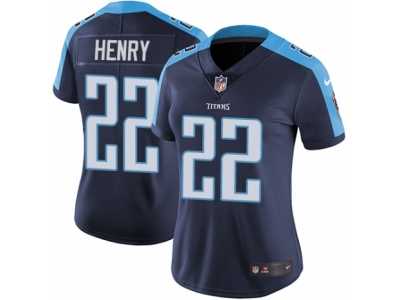 Women's Nike Tennessee Titans #22 Derrick Henry Vapor Untouchable Limited Navy Blue Alternate NFL Jersey