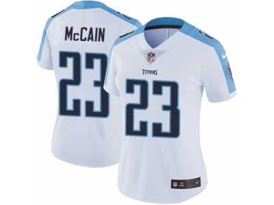 Women\'s Nike Tennessee Titans #23 Brice McCain Limited White NFL Jersey