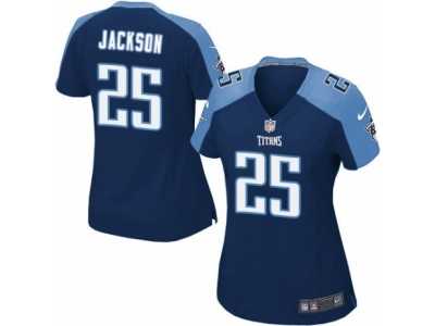 Women's Nike Tennessee Titans #25 Adoree' Jackson Limited Navy Blue Alternate NFL Jersey