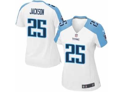 Women's Nike Tennessee Titans #25 Adoree' Jackson Limited White NFL Jersey
