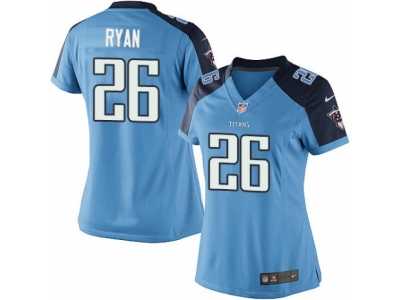 Women's Nike Tennessee Titans #26 Logan Ryan Limited Light Blue Team Color NFL Jersey