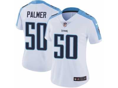 Women's Nike Tennessee Titans #50 Nate Palmer Vapor Untouchable Limited White NFL Jersey