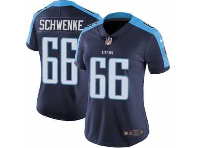 Women's Nike Tennessee Titans #66 Brian Schwenke Vapor Untouchable Limited Navy Blue Alternate NFL Jersey