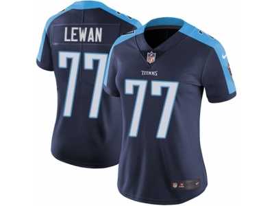 Women's Nike Tennessee Titans #77 Taylor Lewan Vapor Untouchable Limited Navy Blue Alternate NFL Jersey