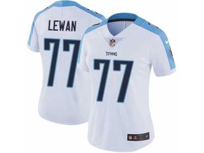 Women's Nike Tennessee Titans #77 Taylor Lewan Vapor Untouchable Limited White NFL Jersey
