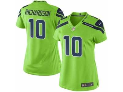 Women's Nike Seattle Seahawks #10 Paul Richardson Limited Green Rush NFL Jersey
