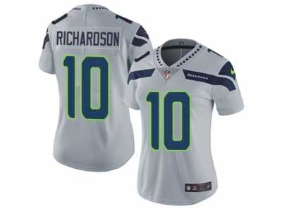 Women's Nike Seattle Seahawks #10 Paul Richardson Vapor Untouchable Limited Grey Alternate NFL Jersey