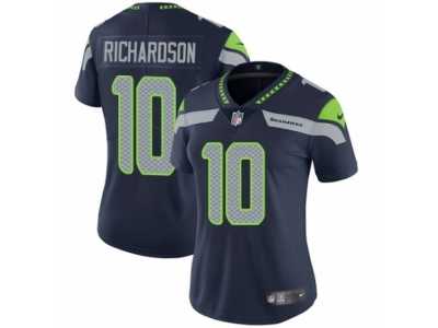 Women's Nike Seattle Seahawks #10 Paul Richardson Vapor Untouchable Limited Steel Blue Team Color NFL Jersey