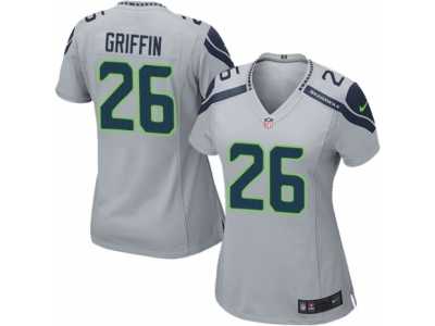 Women's Nike Seattle Seahawks #26 Shaquill Griffin Game Grey Alternate NFL Jersey