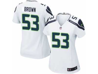 Women's Nike Seattle Seahawks #53 Arthur Brown Limited White NFL Jersey
