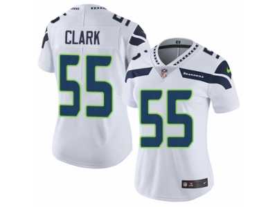 Women's Nike Seattle Seahawks #55 Frank Clark Vapor Untouchable Limited White NFL Jersey