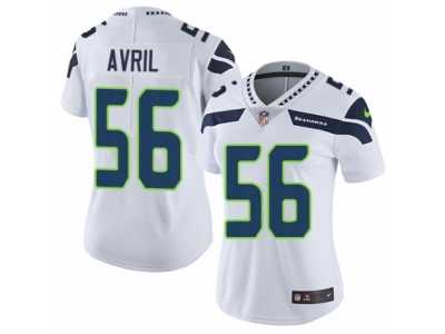 Women's Nike Seattle Seahawks #56 Cliff Avril Vapor Untouchable Limited White NFL Jersey