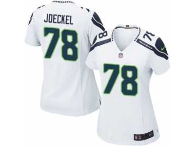 Women's Nike Seattle Seahawks #78 Luke Joeckel Limited White NFL Jersey