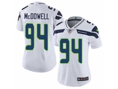 Women's Nike Seattle Seahawks #94 Malik McDowell Vapor Untouchable Limited White NFL Jersey