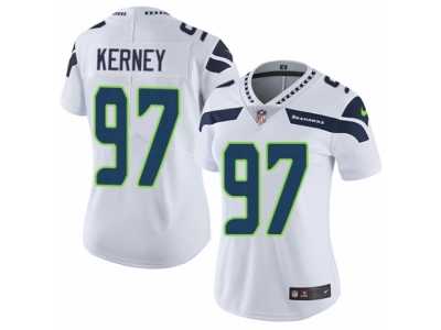 Women's Nike Seattle Seahawks #97 Patrick Kerney Vapor Untouchable Limited White NFL Jersey