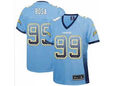Women Nike San Diego Chargers #99 Joey Bosa Electric Blue Alternate Stitched NFL Elite Drift Fashion Jersey